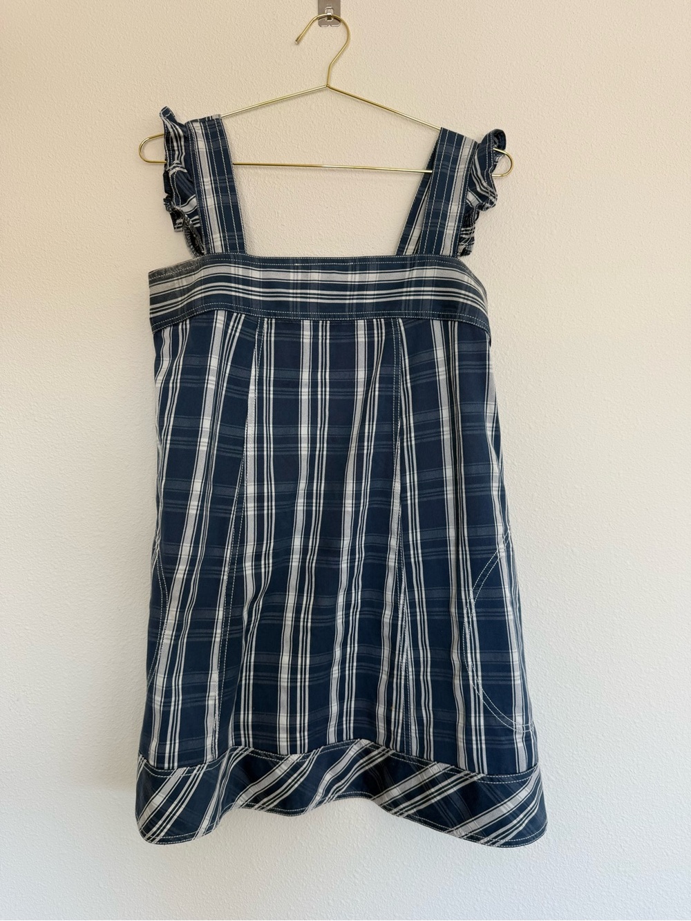 Anthropologie Pilcro Blue Striped Dress